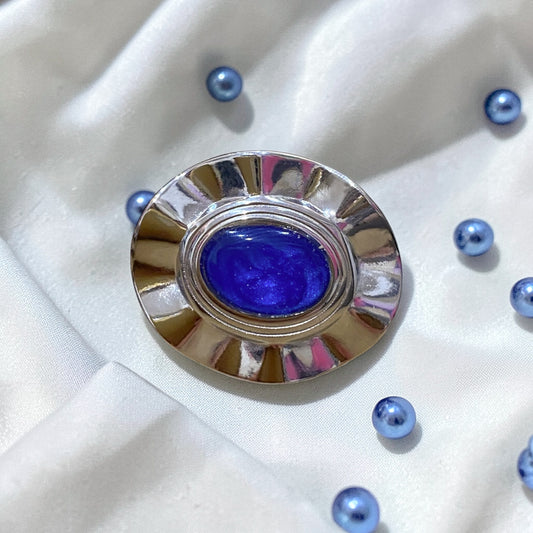 Bague « bleu océan »