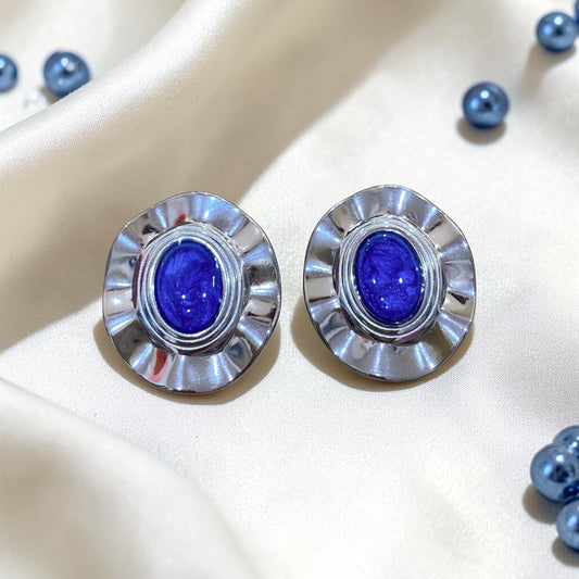 Puces d’oreilles - bleu océan
