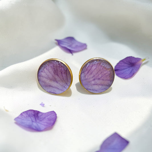 Puces d'Oreilles XXL - Orchidée