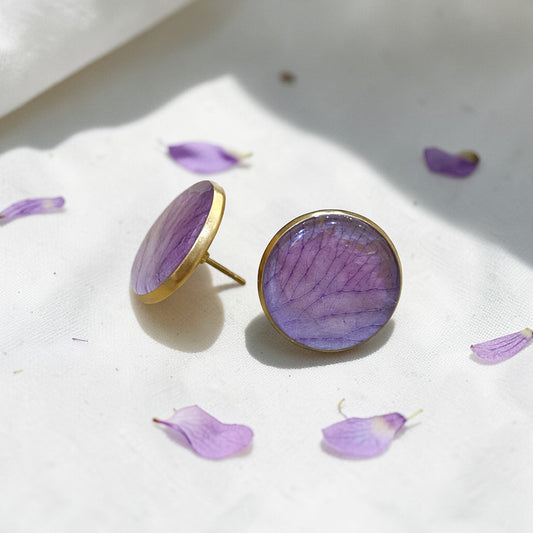 Puces d'Oreilles XXL - Orchidée