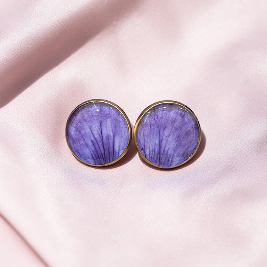 Puces d'oreilles XXL - Pensée