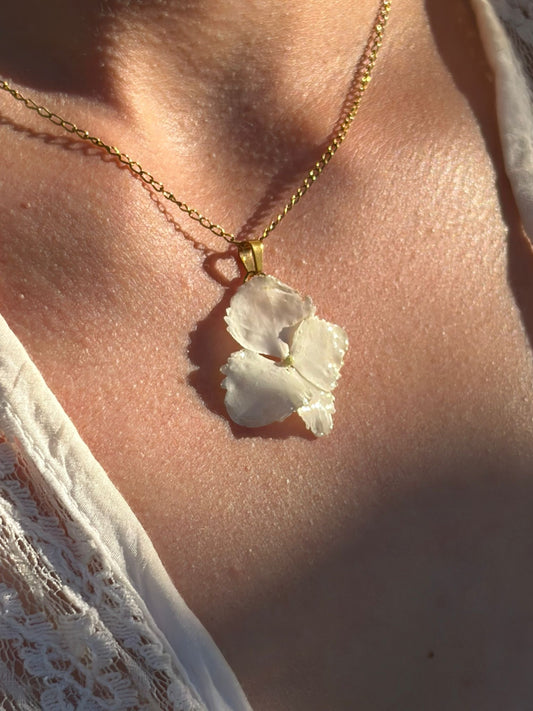 Collier "Serena" - Hortensia